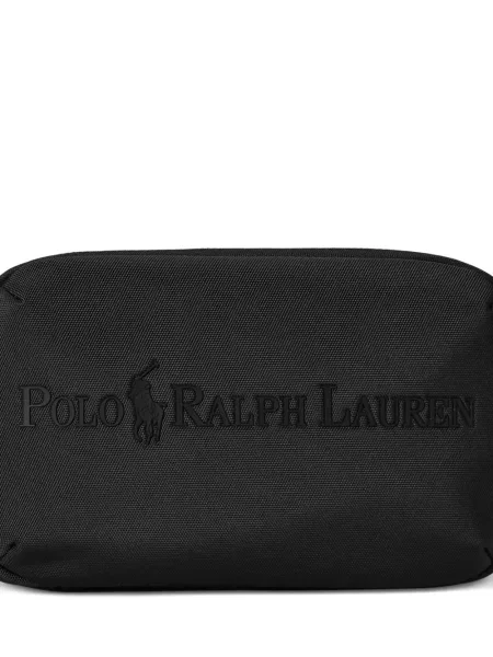 Fular Polo Ralph Lauren plisat tricotate cu imagine albastru