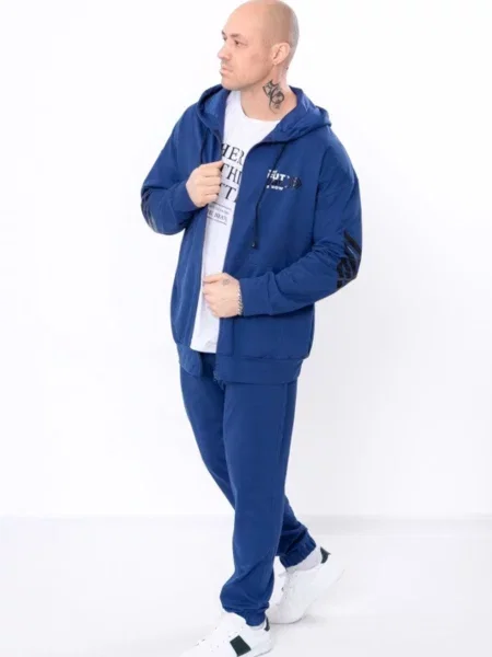 Носи своє Спортивний костюм Бавовна/поліестер синій