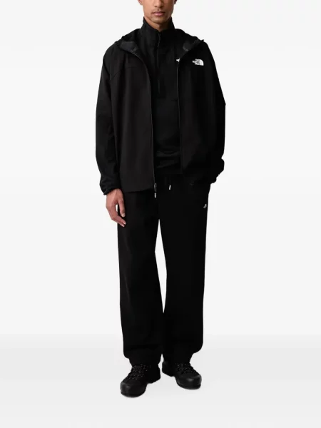 Яке The North Face с качулка черно