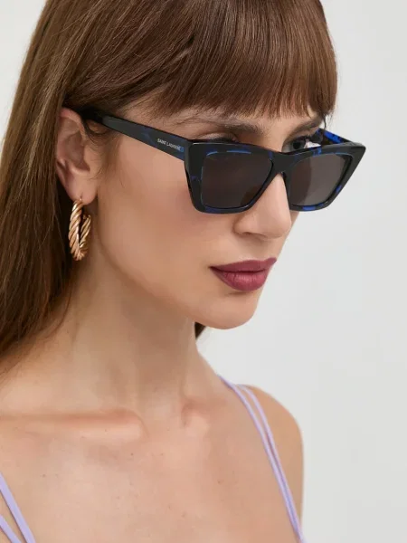 Saint Laurent ochelari de soare femei alb