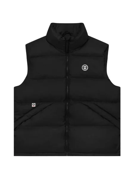 Matlasat geacă Aape By A Bathing Ape cu autograf negru