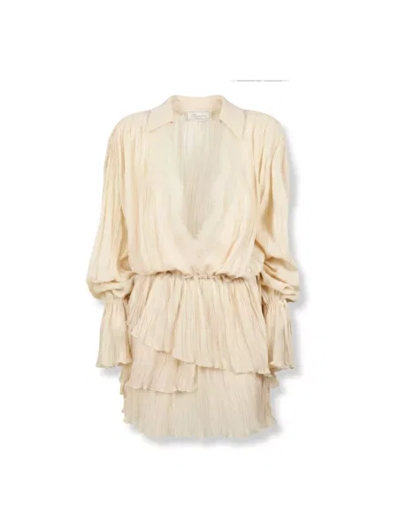 Sukienka mini Blumarine beżowa