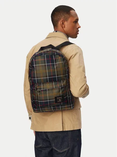 Torba Barbour w kratę zielona