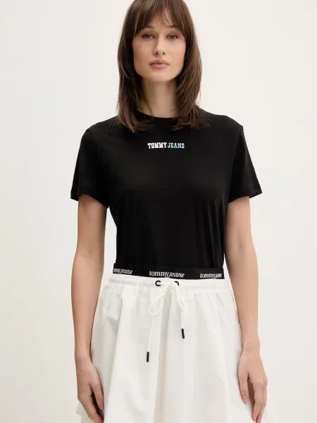 Tommy Jeans tričko černé