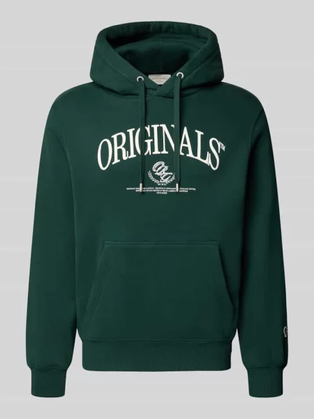 Bluza z kapturem o kroju relaxed fit z mieszanka bawełny model FREDERIKSBERG' Jack & Jones