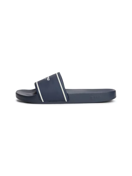 Natikači Tommy Jeans Tjm Summer Sandal Mornarsko modra bela