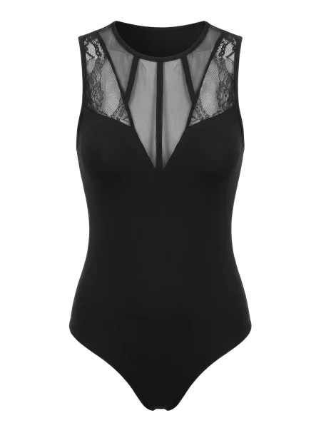 ABOUT YOU Tricou body Pamela' negru