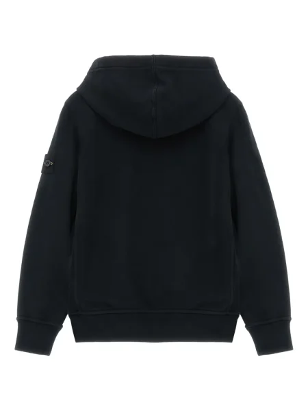 Bluza z kapturem dziecięca Stone Island czarna