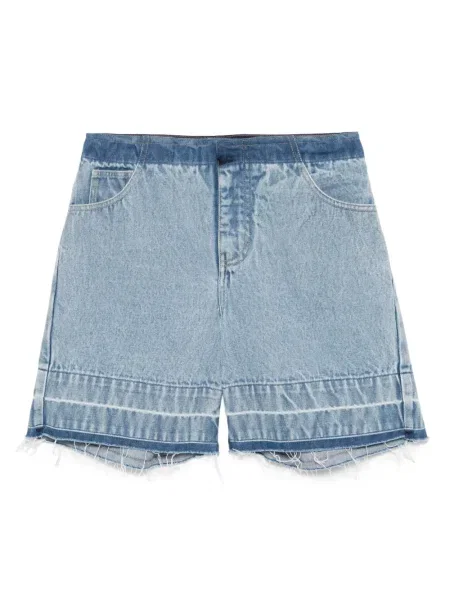 Pantaloni scurți din denim Christopher Esber albastru