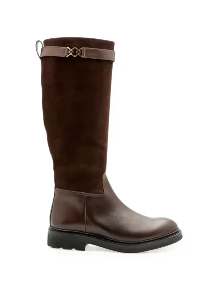 Botine Lottusse din piele maro