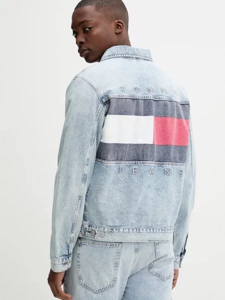 Tommy Jeans Kurtka Jeansowa Ryan blau niebieska