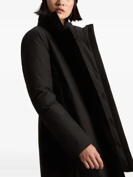 Geacă parka Woolrich cu glugă negru
