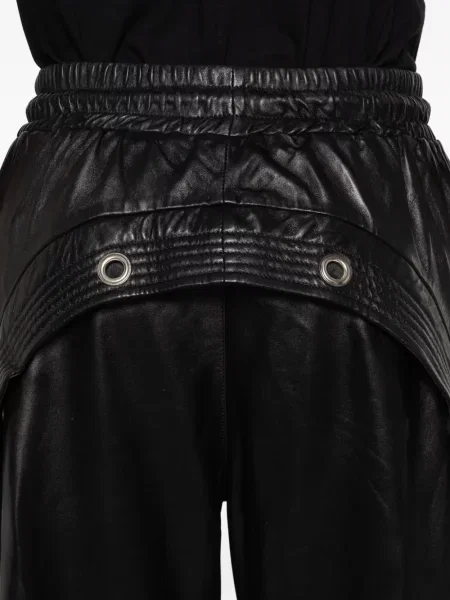 Pantaloni R13 din piele negru