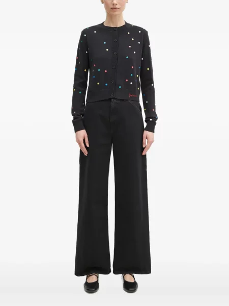 Cardigan Fiorucci cu buline negru