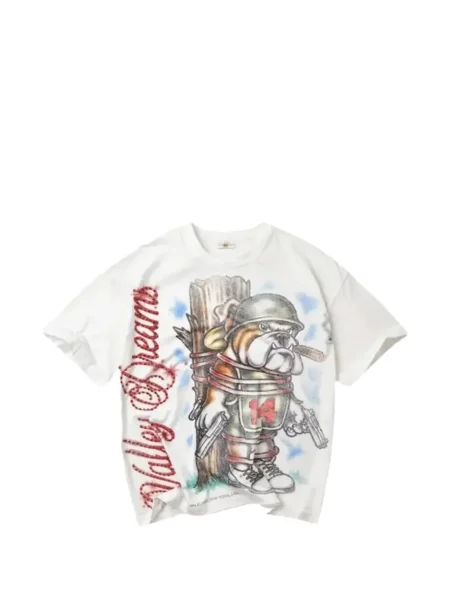 Tricou Vale cu imagine alb