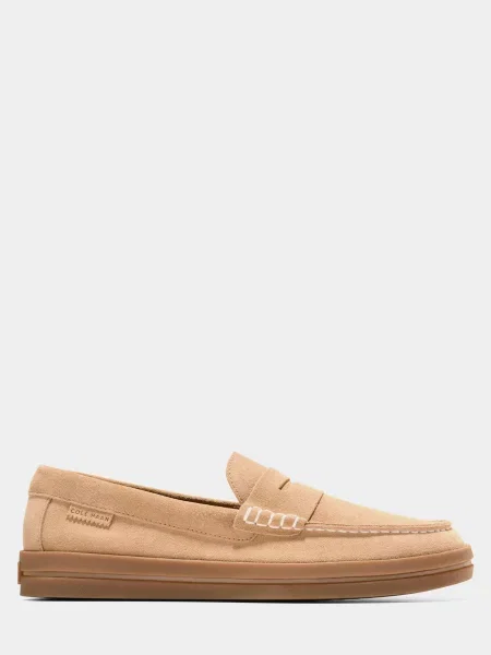 Шкіряні Лофери Cole Haan бежевий