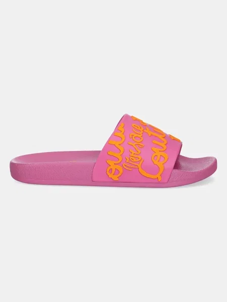 Šľapky Versace Jeans Couture ružová