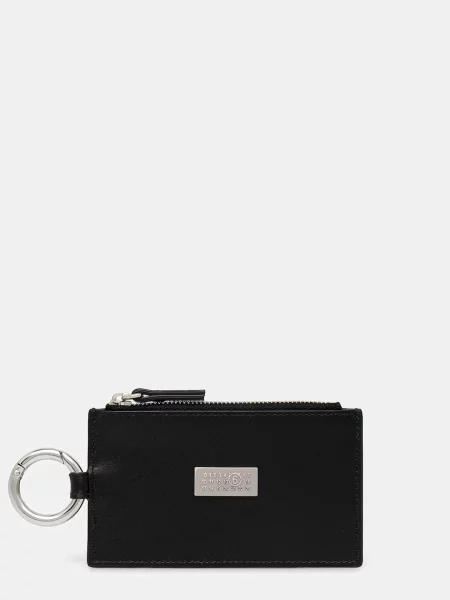 Maison Margiela portofel de piele negru