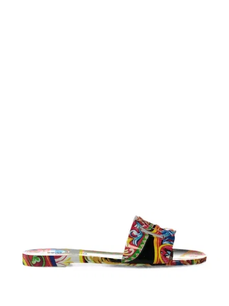 Sandale Dolce & Gabbana cu imagine roșu
