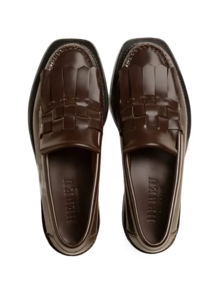 Pantofi loafer Hereu cu franjuri maro