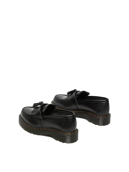 Sneakersy Dr. Martens skórzane sznurowane czarne