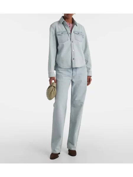 Cămașă Bottega Veneta albastru