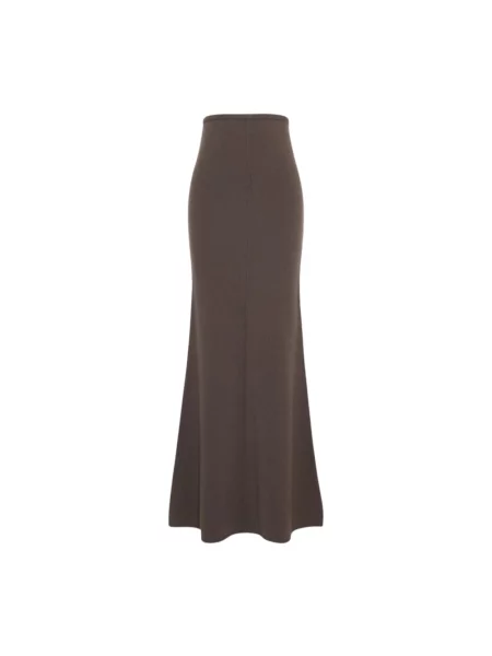 Spódnica maxi Max Mara brązowa