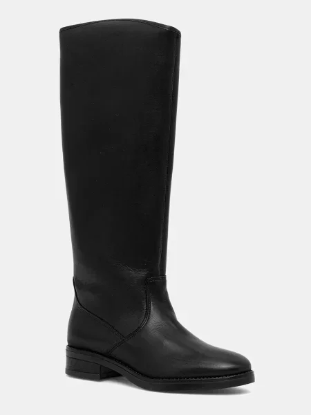 Steve Madden ghete de piele Vlora cu plat negru