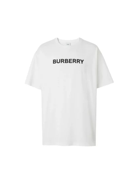 Koszulka Burberry z nadrukiem biała