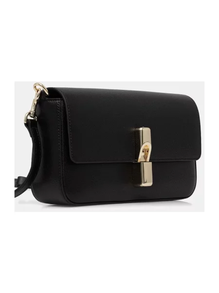 Torebka crossbody Furla skórzana czarna