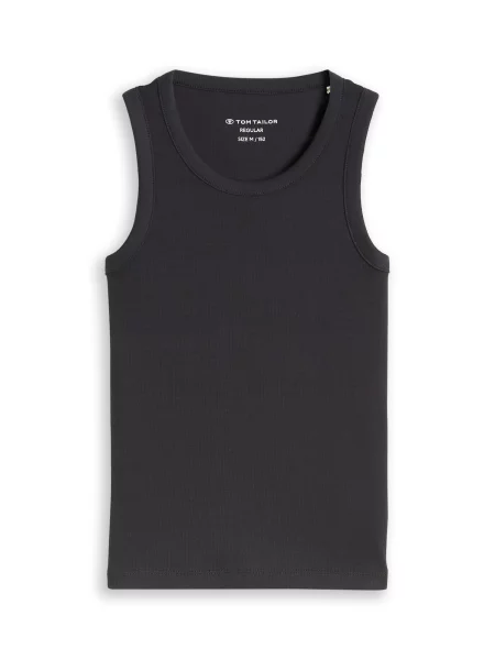 TOM TAILOR Top metalic gri