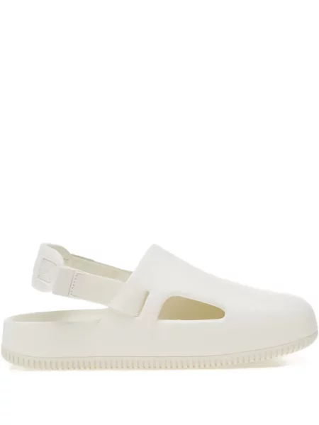 Papuci tip mules Nike slingback alb