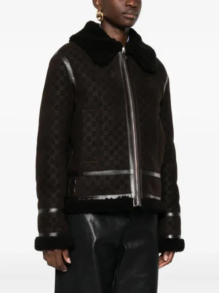 Geanta de piele Gucci maro