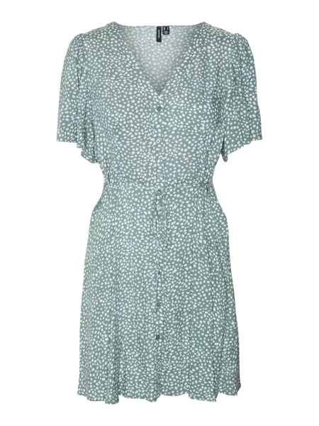 VERO MODA Rochie tip bluză VMAlba verde pastel alb