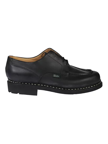 Derby Paraboot skórzany retro czarny