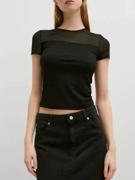 EDITED Tricou Felizitas' negru