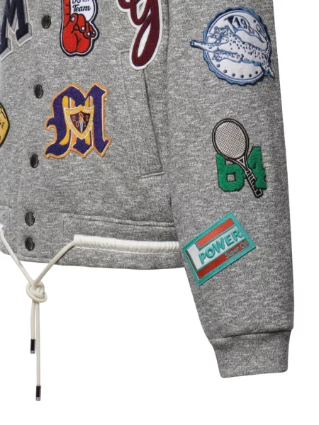 Fliso bomber striukė Dolce & Gabbana pilka