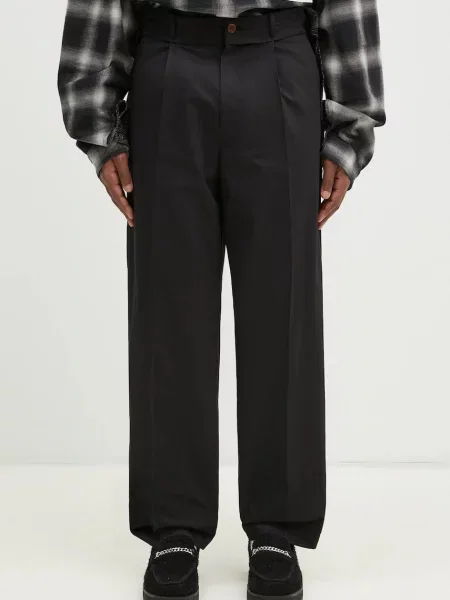 Undercover pantaloni Pants barbati drept negru