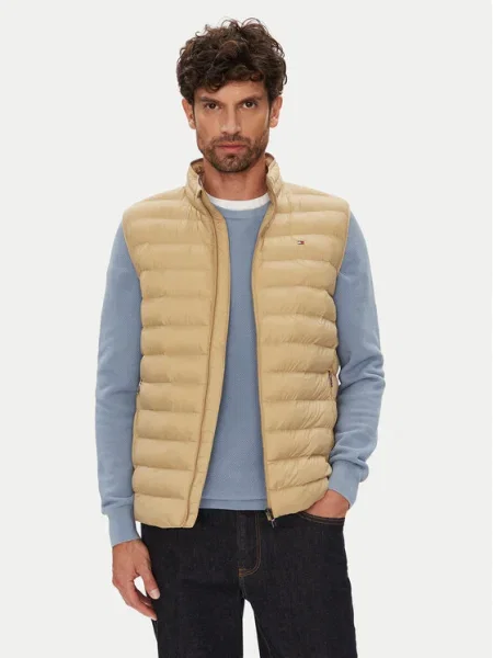 Tommy Hilfiger Vestă elegantă bej