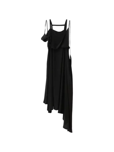 Rochie Alainpaul asimetrică drapată negru