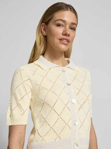Kardigan w dzianinowym wyglądzie krój regular fit Rich & Royal