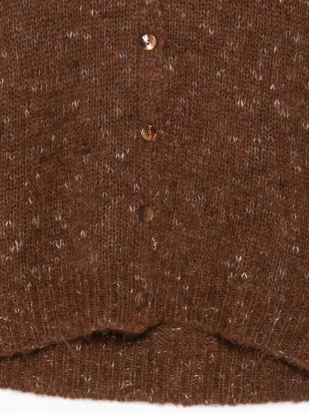 Vestă Alysi tricotate maro