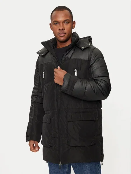 KARL LAGERFELD Geacă din puf negru