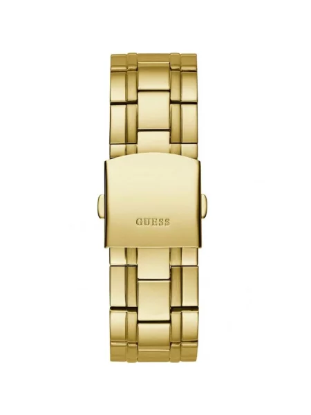 Lniany zegarek Guess żółty
