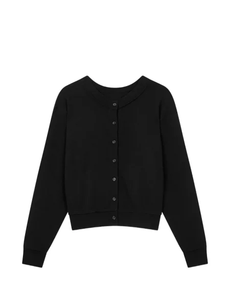 Lung cardigan Tomboy negru