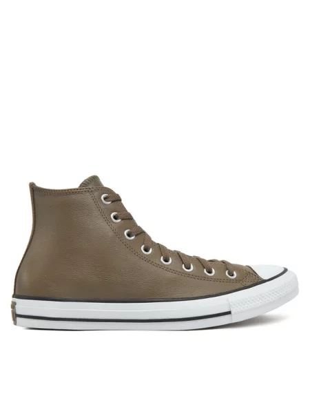Converse Trampki Chuck Taylor All Star Faux Leather Hi Khaki