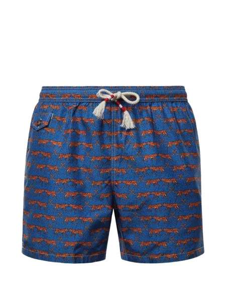 Slip de baie Mc2 Saint Barth cu imagine albastru