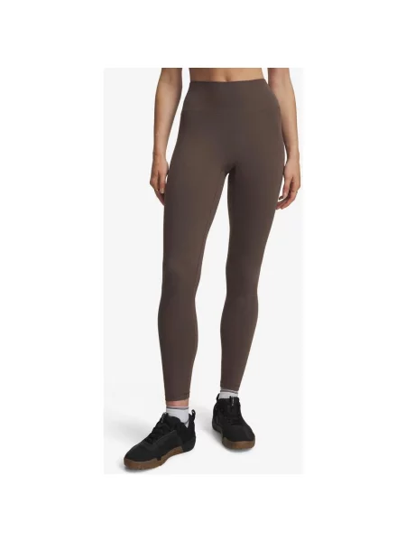 Długie legginsy Under Armour Meridian XS brązowy