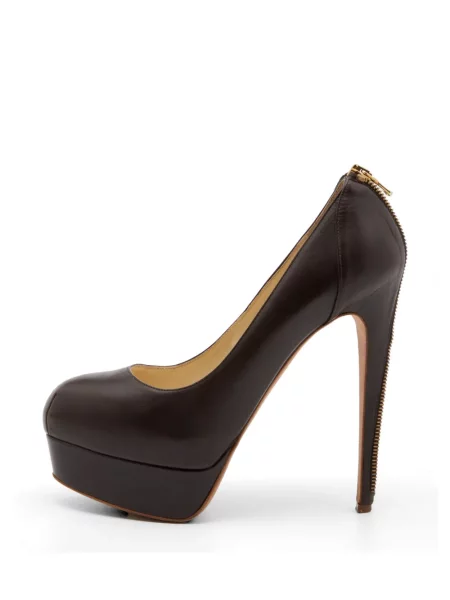 Pantofi cu toc Brian Atwood cu platformă maro