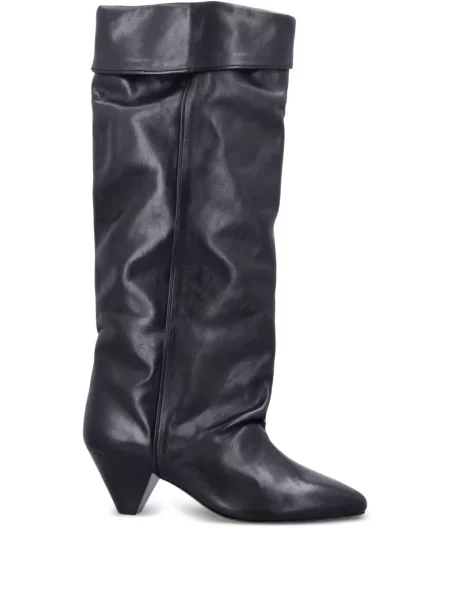Botine Isabel Marant din piele negru